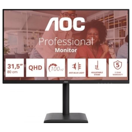 AOC 31.5inch 2560x1440 100Hz IPS Flat