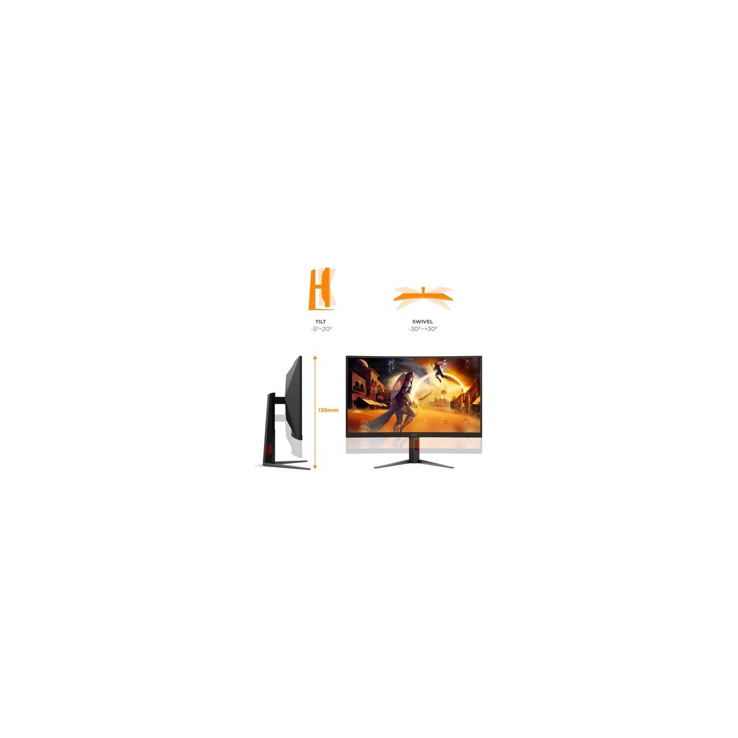 AOC CQ27G4Z2 27inch 16:9 Fast VA 260Hz