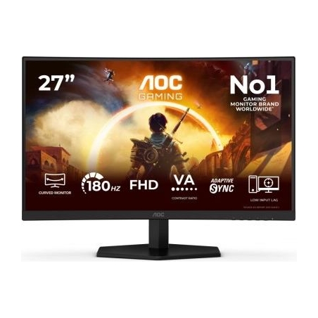 AOC Monitor 27 inch C27G42FE Curved VA 180Hz HDMI DP