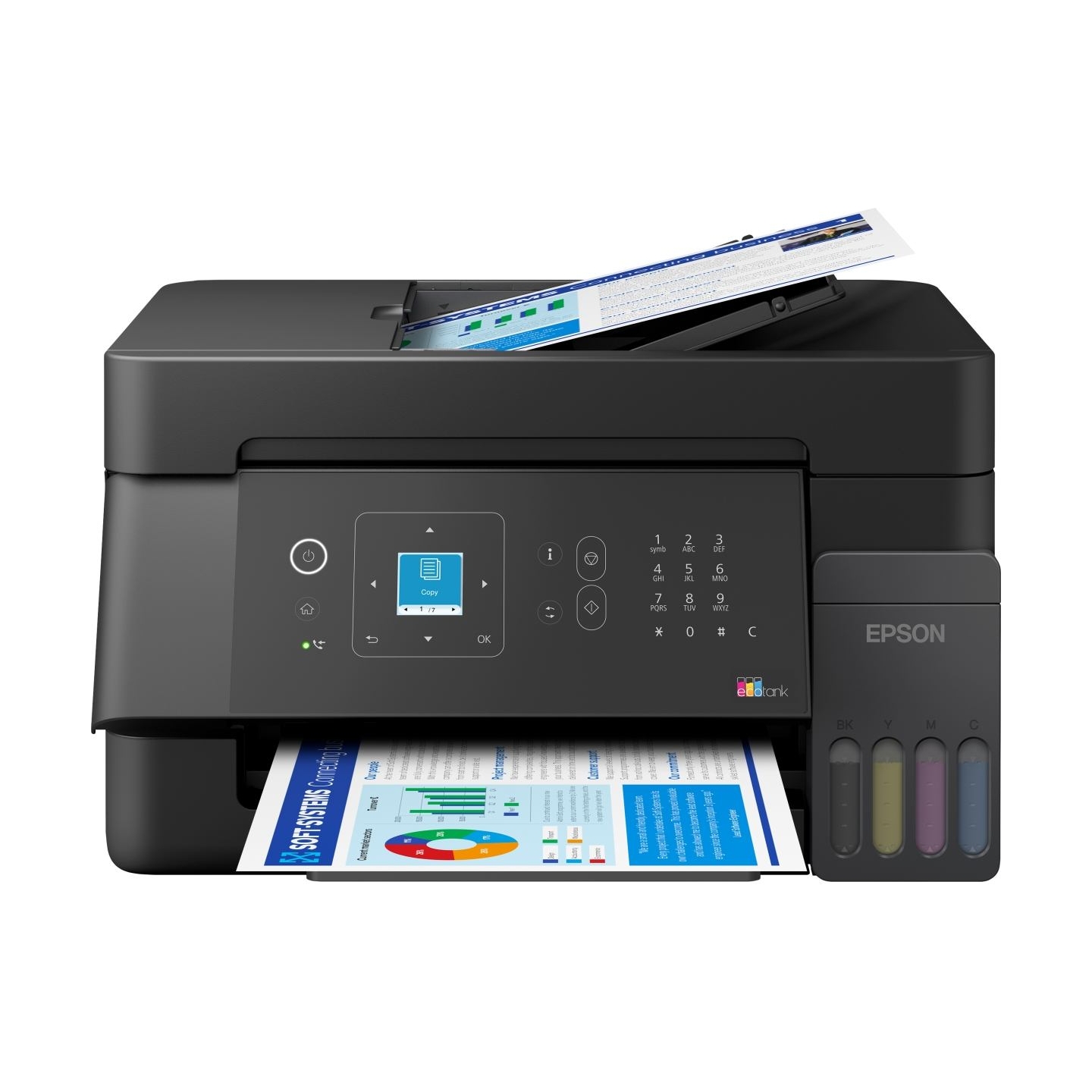 Epson EcoTank | L5390 | Inkjet | Colour | Multifuction Printer | A4 | Wi-Fi | Black