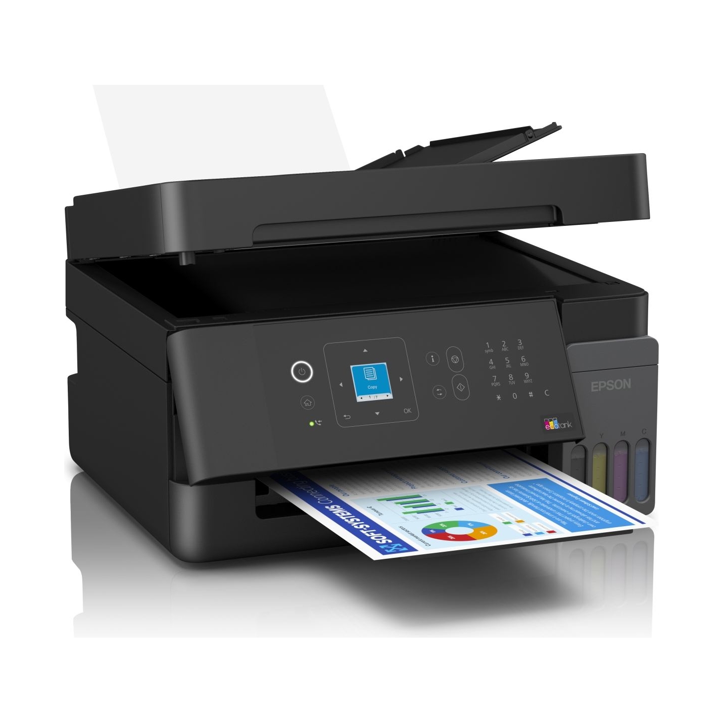 Epson EcoTank | L5390 | Inkjet | Colour | Multifuction Printer | A4 | Wi-Fi | Black