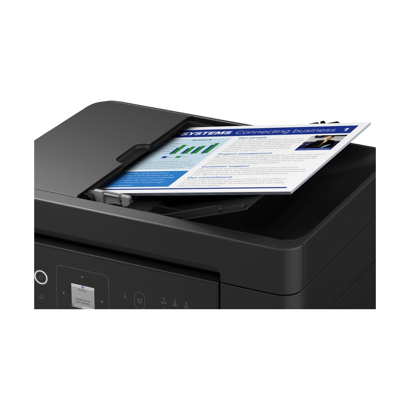 Epson EcoTank | L5390 | Inkjet | Colour | Multifuction Printer | A4 | Wi-Fi | Black