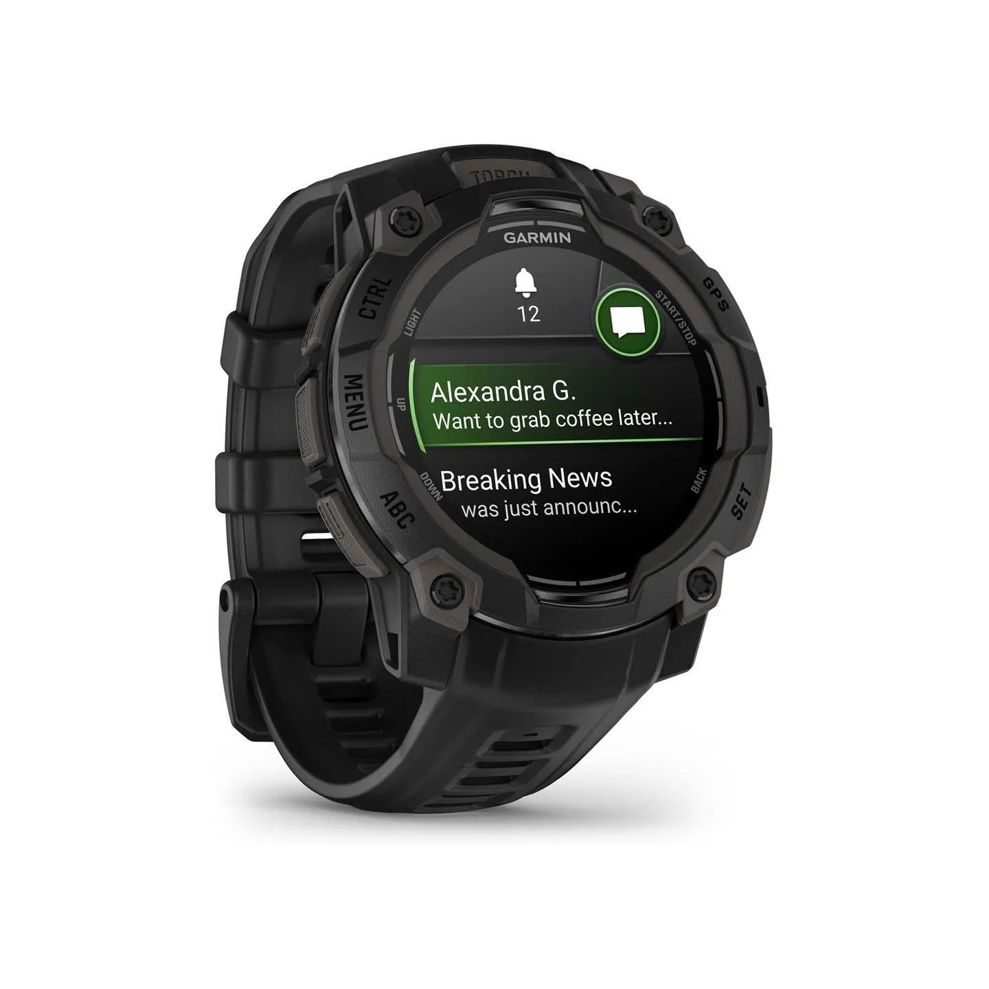 Garmin SMARTWATCH INSTINCT 3 AMOLED/BLACK/BLK 010-02936-00 GARMIN