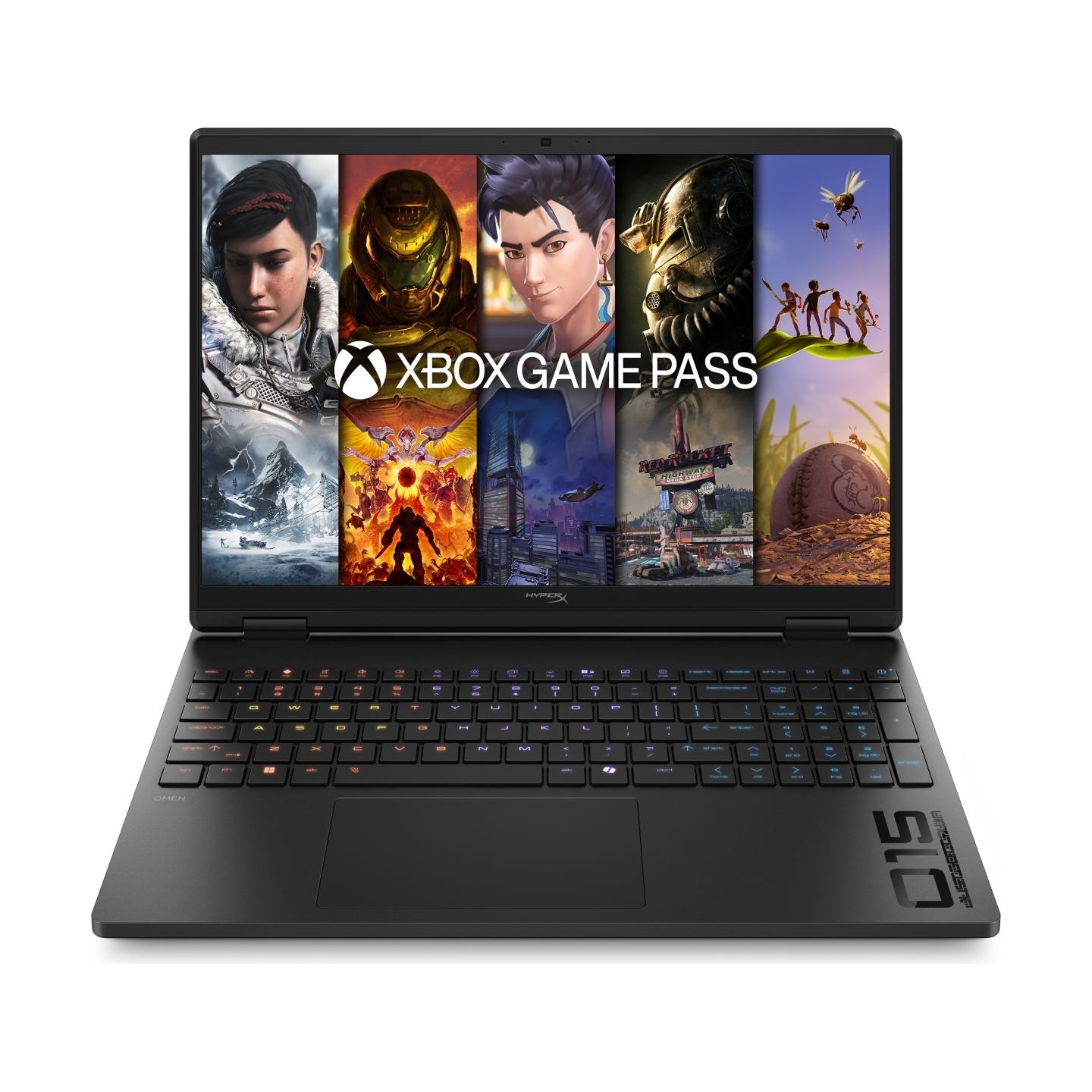 HP HyperX OMEN 15-gb0003ny - Ryzen 5 240, 16GB DDR5 1DM 5600, 512GB PCIe Gen4 Value, NVIDIA GeForce RTX 5060 8GB VRAM, 15.3 WQXG