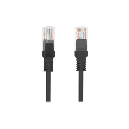 Lanberg | Patchcord CAT.5E UTP | PCU5-10CC-1000-BK | 10 m | Black