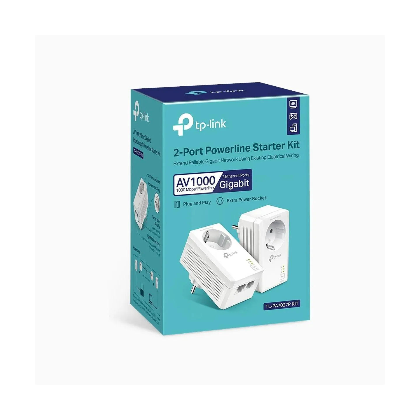 Tp-Link NET POWERLINE ADAPTER 1000MBPS/TL-PA7027P KIT TP-LINK