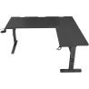 Genesis Gaming Desk | Holm 160 Modular Corner | Black/Anthracite