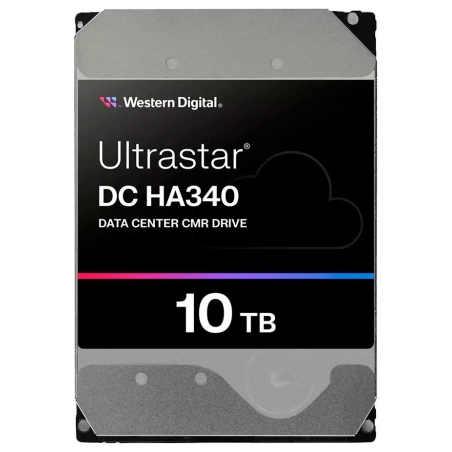 WD HDD Server WD/HGST ULTRASTAR DC HA340 (3.5’’, 10TB, 256MB, 7200RPM, SATA 6Gb/s, 512E SE NP3) SKU: 0B47062