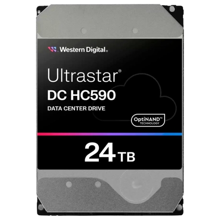 WD HDD Server WD/HGST ULTRASTAR DC HC590 (3.5’’, 24TB, 512MB, 7200RPM, SATA 6Gb/s, 512E SE NP3) SKU: 0F65684