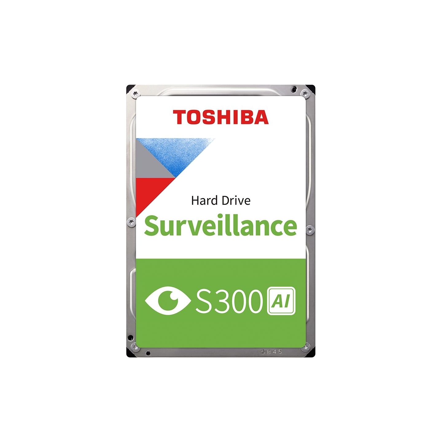 Toshiba HDD Video Surveillance TOSHIBA S300 AI 8TB CMR, 3.5'', 512MB, 7200RPM, SATA, 64 cameras, 24/7, TBW: 550