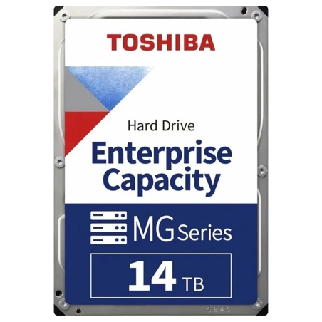 Toshiba HDD Server TOSHIBA (3.5'', 14TB, 512MB, 7200 RPM, SATA 6 Gb/s)