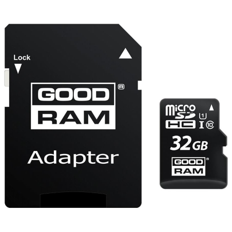 Goodram 32GB MICRO CARD cl 10 UHS I + adapter