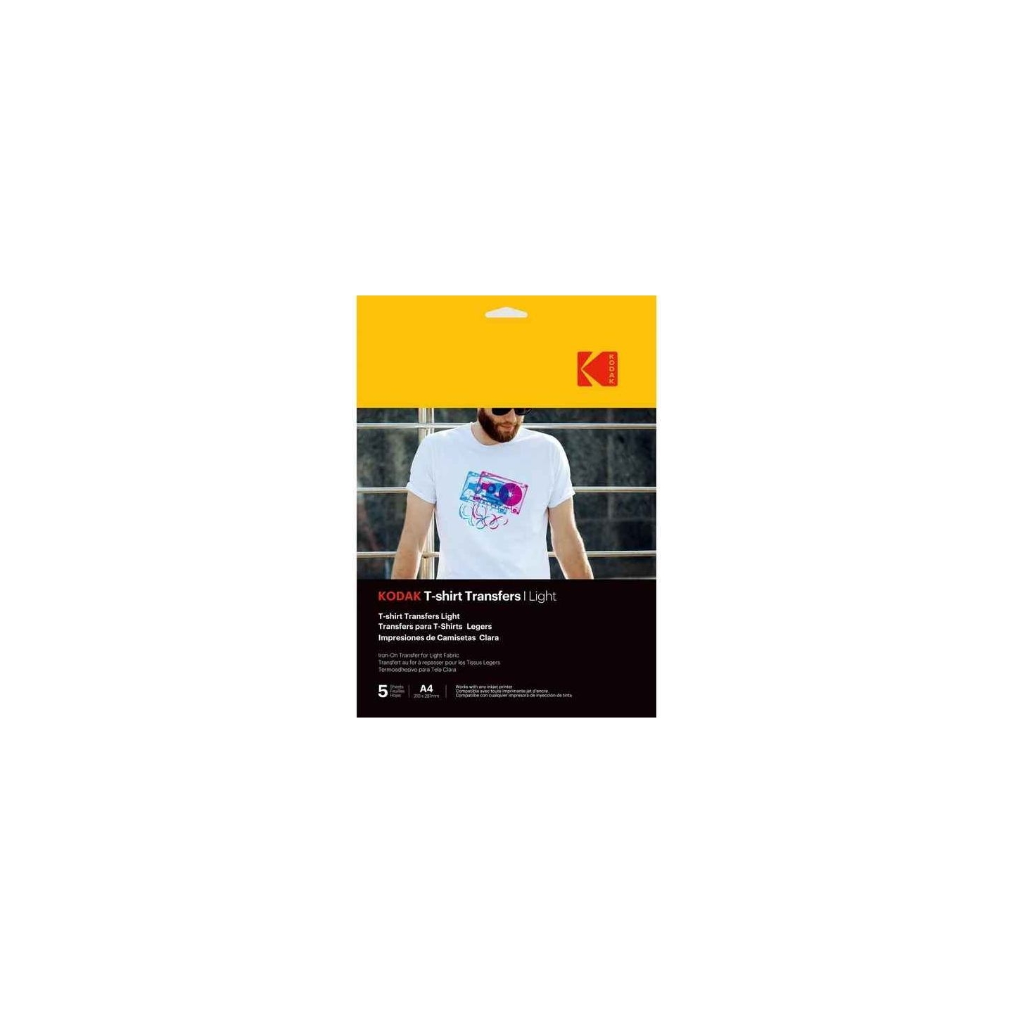 Kodak T-Shirt Transfers Light 5pcs (3510560)