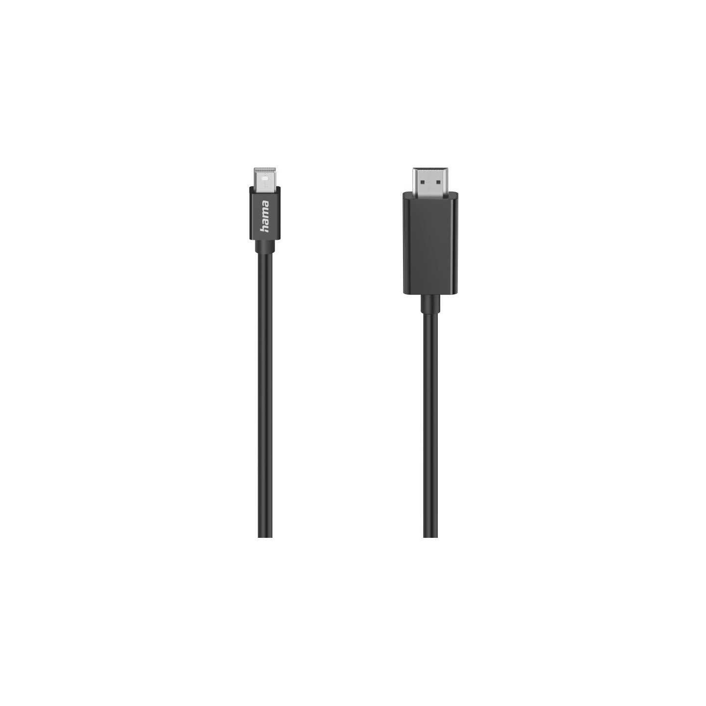 Hama 00200711 Video Cable, Mini-DI Plug - HDMI Plug, Ultra-HD 4K, 1.5m