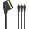 Hama 00205156 RCA / SCART AV Cable [3x RCA plug (phono)
