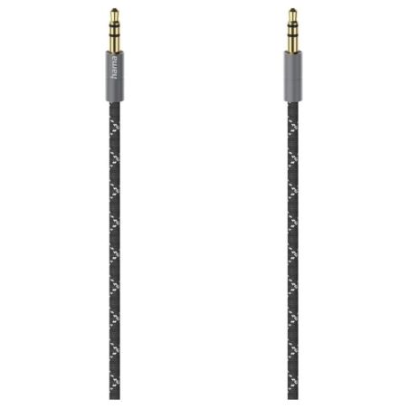Hama 00205129 Audio Cable 0.75 m 3.5mm Black/Grey