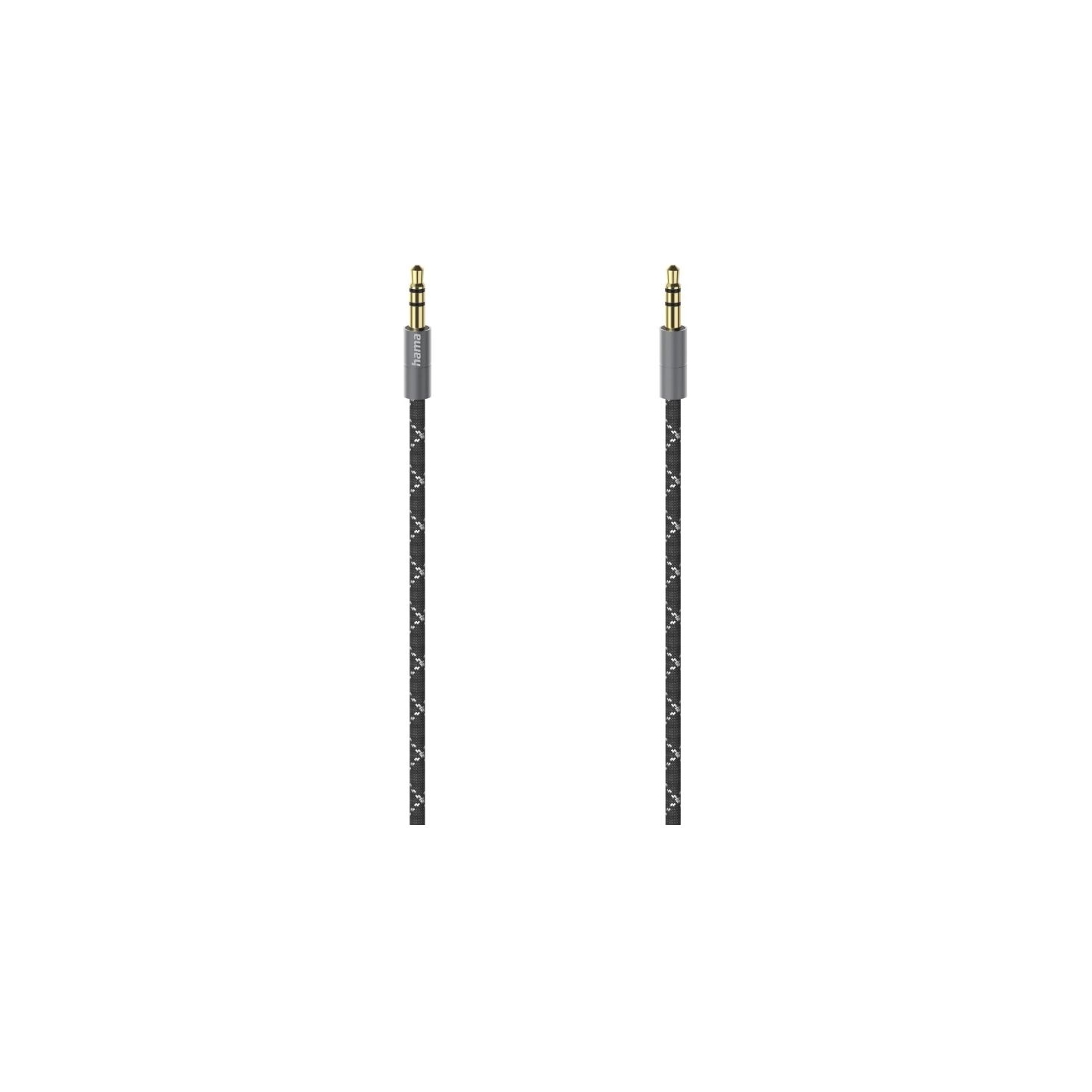 Hama 00205129 Audio Cable 0.75 m 3.5mm Black/Grey