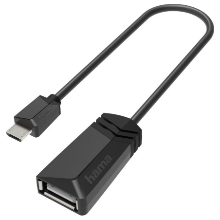 Hama 00200308 USB-OTG Adapter, Micro-USB Plug - USB Socket