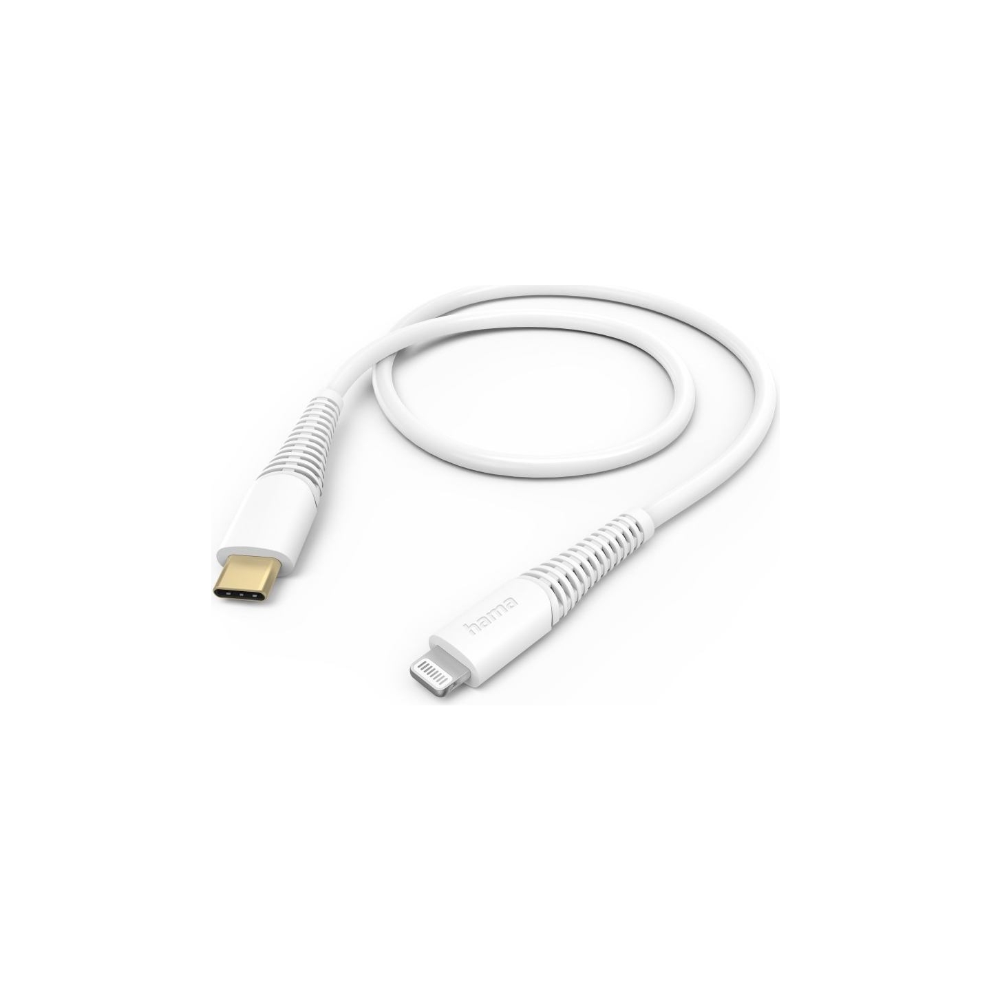 Hama 00201603 Charging Cable, USB-C - Lightning 1.5m white