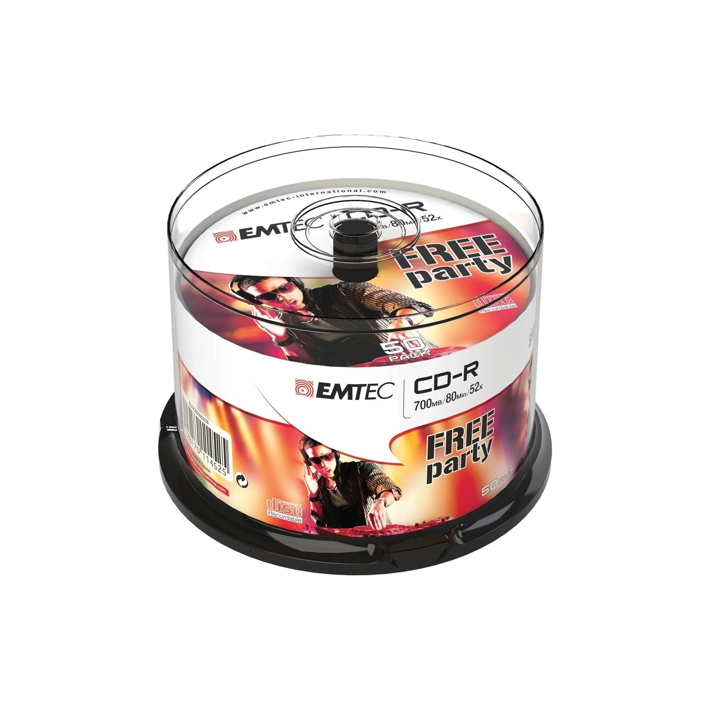 Emtec CD-R 700MB/80MIN 52x Cake Box 50 pcs