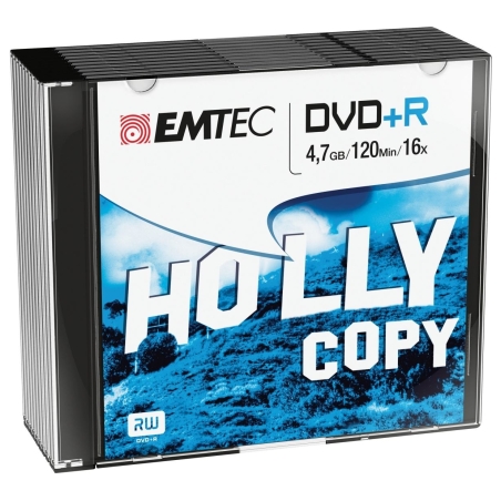 Emtec DVD+R 4,7GB 16x Holly Copy 10 pcs