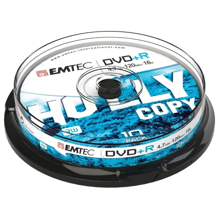 Emtec DVD+R 4,7GB 16x Holly Copy 10 pcs  Cake Box