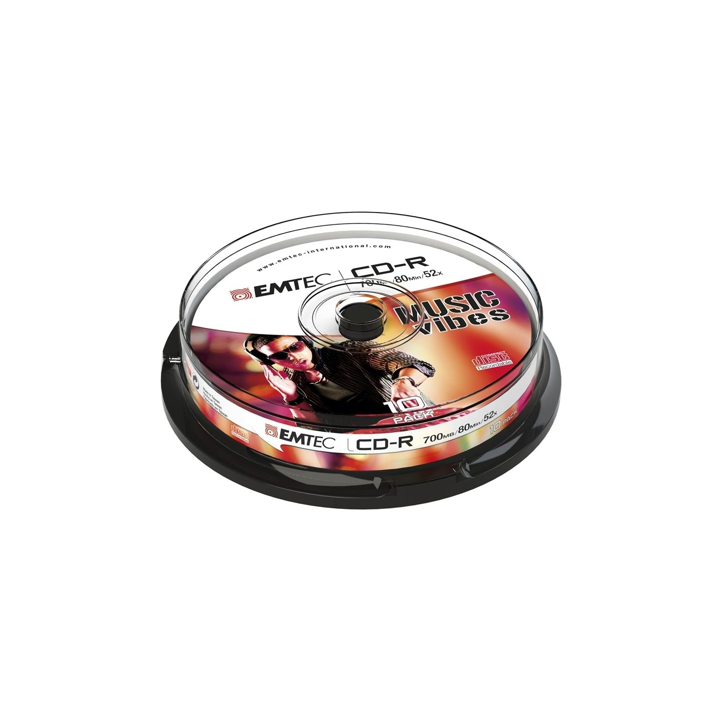 Emtec CD-R 700MB/80MIN 52x Cake Box 10 pcs