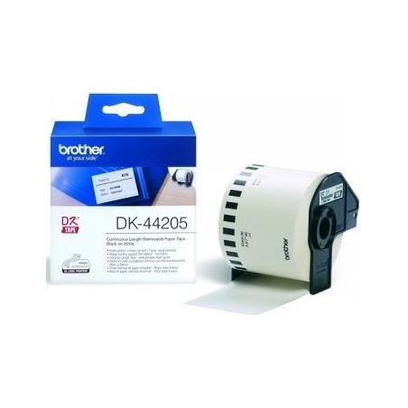 Brother DK44205 WHITE REM. PAP TAPE 62MM