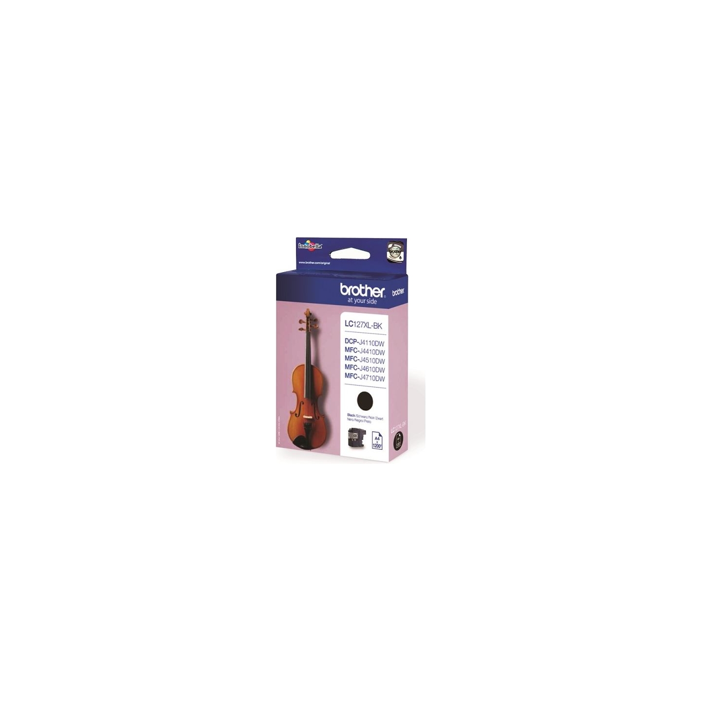 Brother LC-127XLBK TONER HIGH BLK 1200P