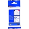 Brother TZFA3 12 BLUE ON WHITE FABRIC