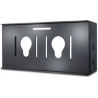 APC SPACER BRACKET FOR 4 POST RACKS, 6" WIDE (QTY 2)