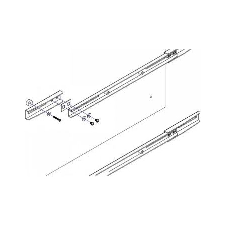 Neomounts NEWSTAR VESA CONVERSION STRIPS - VESA 600X450 TO 800X450 - SILVER