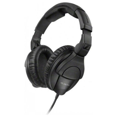 Sennheiser HD 280 PRO, DYNAMIC HI-FI STEREO HEADPHONES, 64 ?, CLOSED, ADJUSTABLE HEADBAND, COILED CABLE 3M, JACK 3.5MM, BLACK
