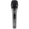 Sennheiser E 835-S, VOCAL MICROPHONE, DYNAMIC, CARDIOID, I/O SWITCH, 3-PIN XLR-M, ANTHRACITE, INCLUDES CLIP AND BAG