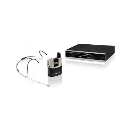 Sennheiser SL HEADMIC SET DW-3-EU R, HEADMIC SET, INCLUDES HEADMIC 1, STAT. RECEIVER AND POWER PACK, BODYPACK TRANSMITTER, GA 4,