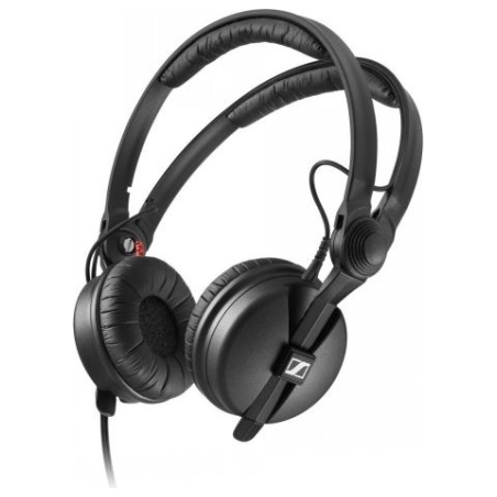 Sennheiser HD 25, DYNAMIC HEADPHONES, 70 ?, CLOSED, SUPRA-AURAL, ADJUSTABLE HEADBAND, STEEL CORE CABLE, SINGLE-SIDED, 1.5M LONG,