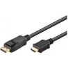 Goobay GB DISPLAYPORT 1.2 TO HDMI 1.4 CABLE, 1M