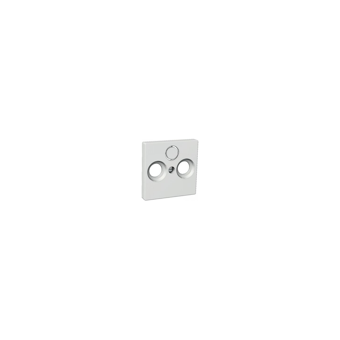 Schneider ELECTRIC CENTRAL PLATE R+TV+SAT WHITE