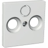 Schneider ELECTRIC CENTRAL PLATE R+TV+SAT WHITE