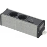 Schneider ELECTRIC UNICA SYSTEM+ MOD.UNIT 2XSCHUKO+USBA/C ANTHR/GREY