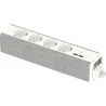 Schneider ELECTRIC UNICA SYSTEM+ MOD.UNIT 4XSCHUKO+USBA/C WHITE/GREY
