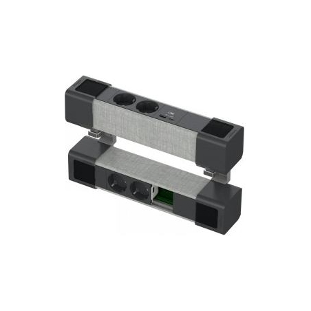 Schneider ELECTRIC UNICA SYSTEM+ DESK UNIT 4XSCHUKO+USBA/C+RJ OPT, ANTHR/GREY