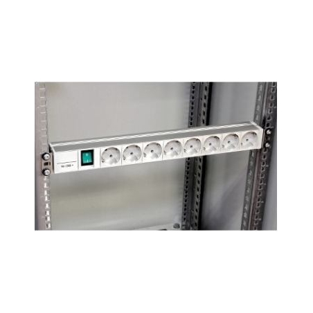 Schneider ELECTRIC ACTASSI 1U PDU  POWER DISTRIBUTION RAIL 8 SCHUKO SOCKETS+SWITCH 19P VDE