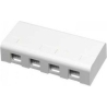 Schneider ELECTRIC ACTASSI SURFACE CASE 4XRJ45 WH