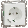 Schneider ELECTRIC SOCKET 1-PIECE EXXACT 1S/16A/IP20 FLUSH ZB WH