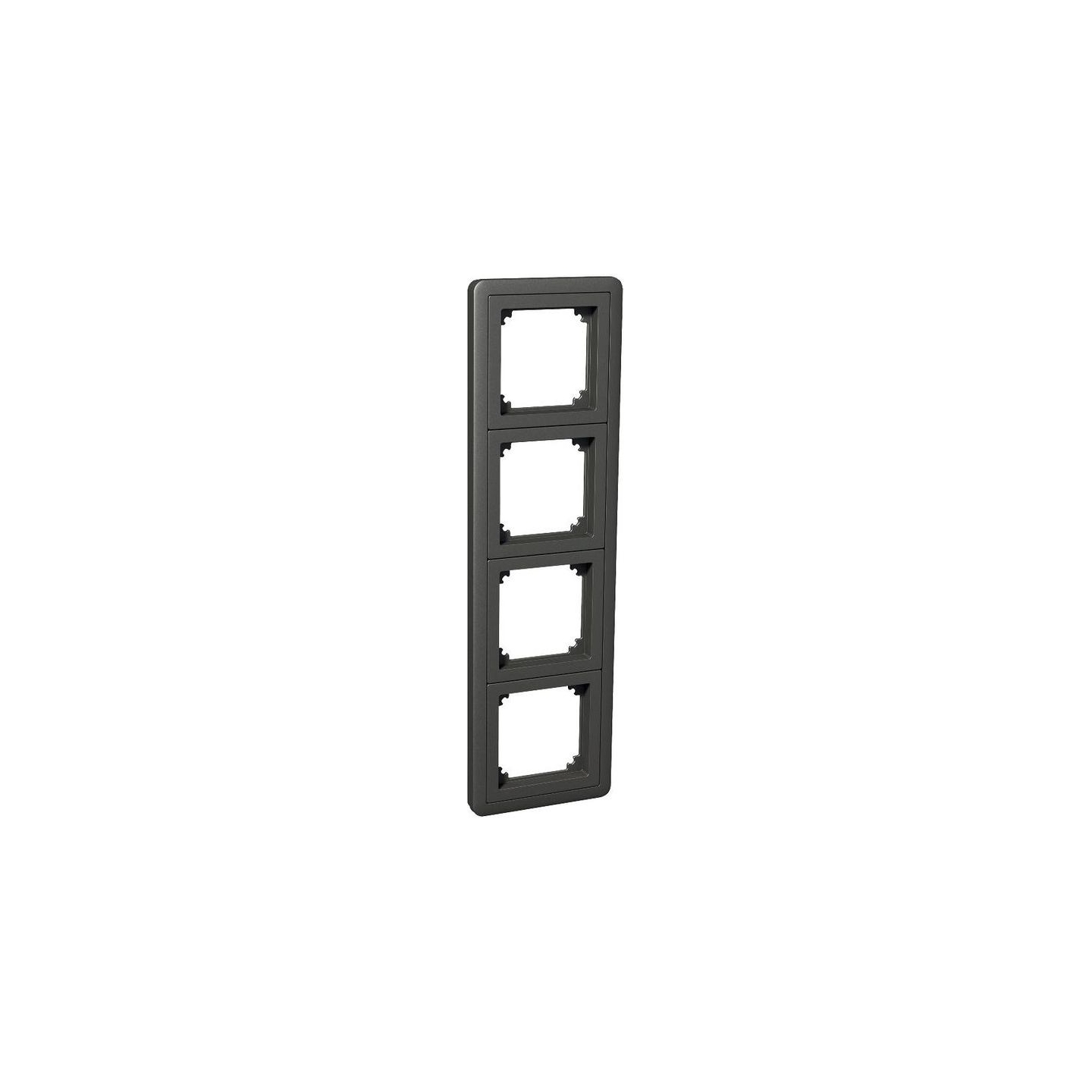 Schneider ELECTRIC EXXACT COMBI 4-GANG FRAME ANTHRACITE