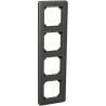 Schneider ELECTRIC EXXACT COMBI 4-GANG FRAME ANTHRACITE