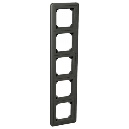 Schneider ELECTRIC EXXACT COMBI 5-GANG FRAME ANTHRACITE