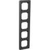 Schneider ELECTRIC EXXACT COMBI 5-GANG FRAME ANTHRACITE