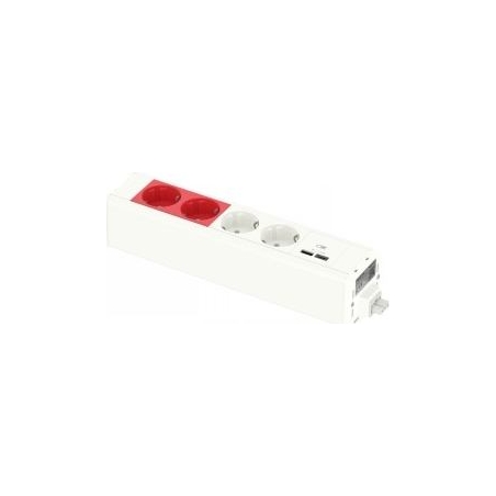 Schneider ELECTRIC UNICA SYSTEM+ MOD.UNIT 2W/2R+USBA/C WHITE